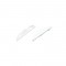 SET OF PLASTIC END CAPS FOR P21N, 1PC WITH HOLE   1PC WITHOUT HOLE EP21N