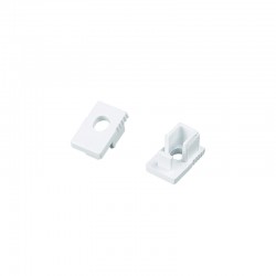 SET OF PLASTIC END CAPS FOR P129N, 2 PCS WITH HOLE EP129N