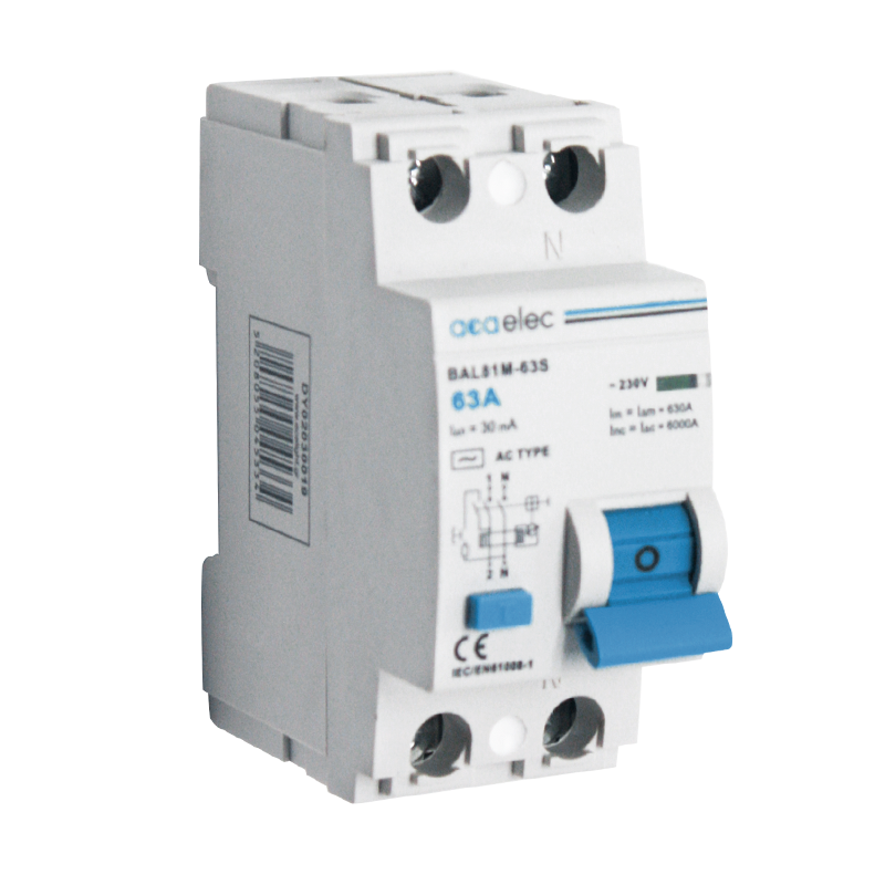 RCCB 2x63A 30mA 2M AC-Type DY02030019