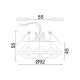 SPOT G9 GLASS ROUND MORIA SD8016T4G9 SPOT G9 GLASS ROUND MORIA SD8016T4G9