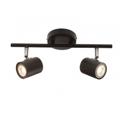 SPOT ΙI BLACK MATT 2ΧGU10 ORFEAS SUH1892TB
