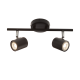 SPOT ΙI BLACK MATT 2ΧGU10 ORFEAS SUH1892TB
