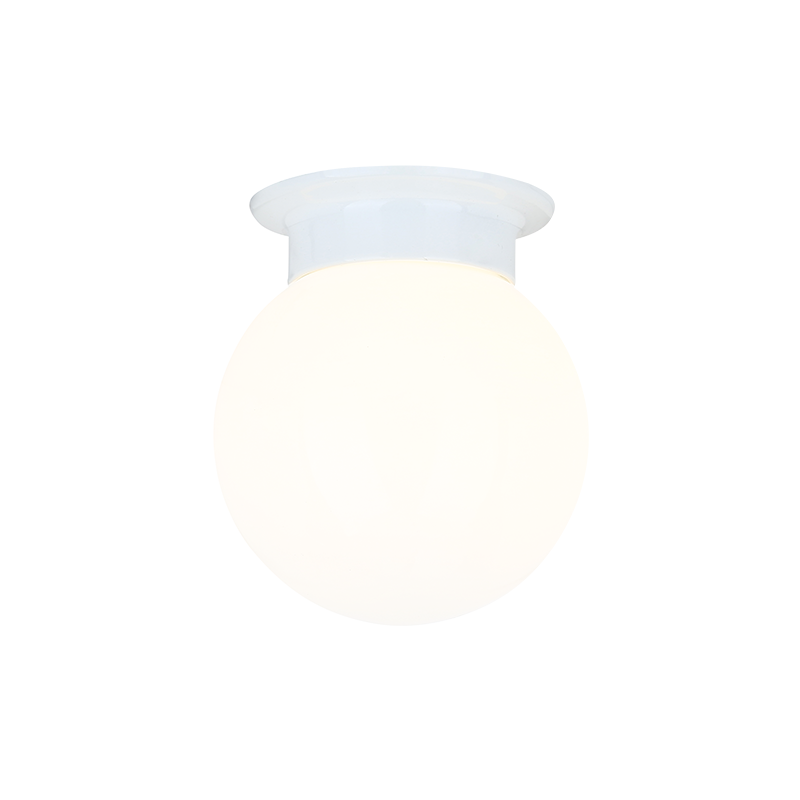 WALL MOUNTED 1ΧΕ27 WHITE GLASS + WHITE METAL Φ15ΧΗ17CM CAPRI SU0608WW WALL MOUNTED 1ΧΕ27 WHITE GLASS + WHITE METAL Φ15ΧΗ17CM CAPRI SU0608WW