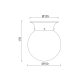 WALL MOUNTED 1ΧΕ27 WHITE GLASS + WHITE METAL Φ15ΧΗ17CM CAPRI SU0608WW WALL MOUNTED 1ΧΕ27 WHITE GLASS + WHITE METAL Φ15ΧΗ17CM CAPRI SU0608WW