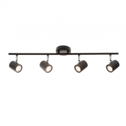SPOTLIGHT IIII BLACK MATT 4ΧGU10 ORFEAS SUH1894TB