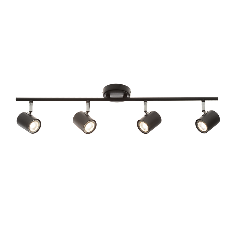 SPOTLIGHT IIII BLACK MATT 4ΧGU10 ORFEAS SUH1894TB