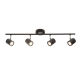 SPOTLIGHT IIII BLACK MATT 4ΧGU10 ORFEAS SUH1894TB