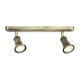 WALL MOUNTED 2ΧGU10 BRONZE METAL 3X6,2X14CM BRULEE SU282PBR