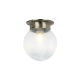 WALL MOUNTED 1ΧΕ27 CLEAR STRIPED GLASS + BRONZE METAL Φ15ΧΗ17CM CAPRI SU0607CB