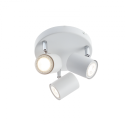 SPOTLIGHT III ROSET WHITE MATT 3ΧGU10 ORFEAS SUH1893PW