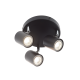 SPOTLIGHT III ROSET BLACK MATT 3ΧGU10 ORFEAS SUH1893PB SPOTLIGHT III ROSET BLACK MATT 3ΧGU10 ORFEAS SUH1893PB