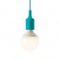 NETTO SILICON LAMPHOLDER 1Μ TURQUOISE CABLE1ΧΕ27 SUTP102TQ