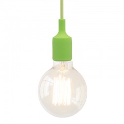 NETTO SILICON LAMPHOLDER 1Μ GREEN CABLE1ΧΕ27 SUTP102G NETTO SILICON LAMPHOLDER 1Μ GREEN CABLE1ΧΕ27 SUTP102G