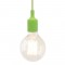 NETTO SILICON LAMPHOLDER 1Μ GREEN CABLE1ΧΕ27 SUTP102G