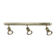 WALL MOUNTED 3ΧGU10 BRONZE 56X6,2X12CM BRULEE SU283EPBR