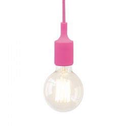 NETTO SILICON LAMPHOLDER 1Μ PINK CABLE1ΧΕ27 SUTP102P NETTO SILICON LAMPHOLDER 1Μ PINK CABLE1ΧΕ27 SUTP102P