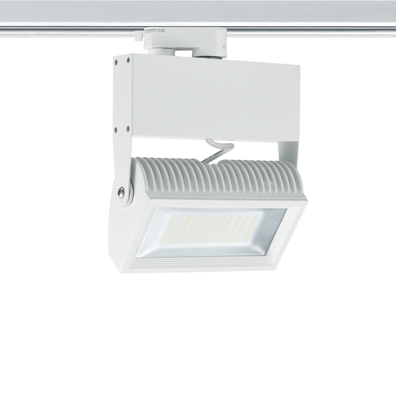 WHITE LED TRACK LIGHT 45W 4000K 4WIRES 80° 3600LM 230V Ra8 VIENNE4540W4