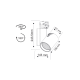 WHITE LED TRACK LIGHT 35W 4.000K 4WIRES 24° 2570LM 230V Ra80 DANTE3540W4