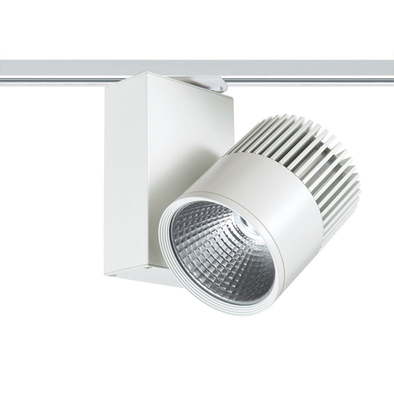 WHITE LED TRACK LIGHT 30W 4000K 2WIRES 36° 2250LM 230V Ra80 BIENAL3040W2 WHITE LED TRACK LIGHT 30W 4000K 2WIRES 36° 2250LM 230V Ra80 BIENAL3040W2
