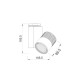 WHITE LED TRACK LIGHT 30W 3000K 2WIRES 36° 2200LM 230V Ra80 BIENAL3030W2 WHITE LED TRACK LIGHT 30W 3000K 2WIRES 36° 2200LM 230V Ra80 BIENAL3030W2