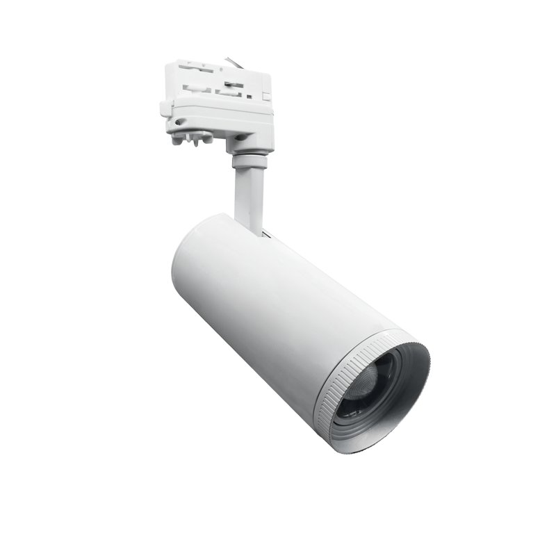 WHITE LED COB TRACK LUMINAIRE AIMY 10W 3000K 3-PH 15-55° 1200LM 230V Ra80 AIMY1030W4N
