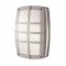 WALL LUMINAIRE Ε27 2Χ18W OPAL WITH GRID HI5611