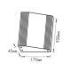 Wall lamp 1X21W T5 AC.045XFWL29ACA