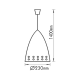 Suspension light XF15A AC.3XF15A