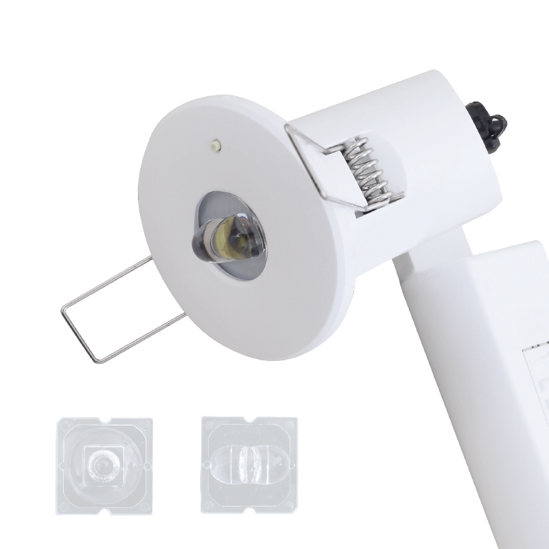 NON-MAINTAINED EMERGENCY LED LUMINAIRE 1W 3HRS 135LM 160˚ 6000K 230V WITH TEST BUTTON, GREEN INDICAT AUGE160