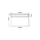 MAINTAINED EMERGENCY LED SIGN LUMINAIRE 2W 3HRS 60LM 6000K 230V WITH TEST BUTTON   GREEN INDICATOR MYA260