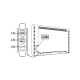 USB TV LED SMD STRIP KIT RGB 2X50CM 2X2.4W IP65 WITH WIRE BUTTON CONTROLLER TVLIT