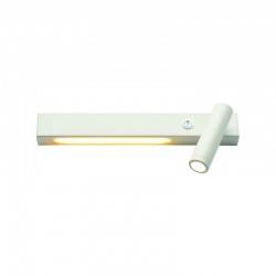 WALL LAMP LED 12W 3200K 980LM WHITE METAL 28Χ11Χ8CM SF2110LEDWH