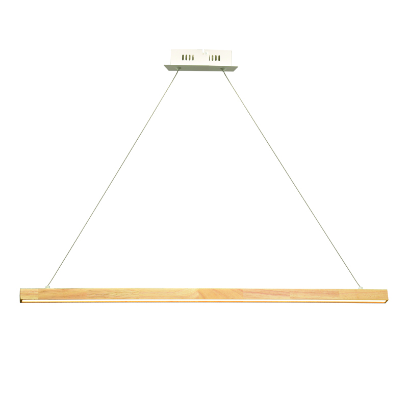 PENDANT LUMINAIRE LED 13W 3000K 1300LM CANDELA WOOD+WHITE METALIC 83,5X8XH100CM TNK299LED13P PENDANT LUMINAIRE LED 13W 3000K 1300LM CANDELA WOOD+WHITE METALIC 83,5X8XH100CM TNK299LED13P