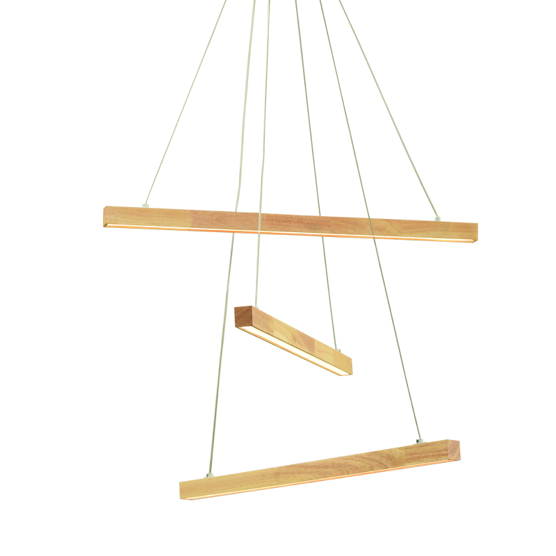 PENDANT LUMINAIRE LED 27W 3000K 2850LM CANDELA WOOD+WHITE METALIC D56XH100CM TNK299LED27P PENDANT LUMINAIRE LED 27W 3000K 2850LM CANDELA WOOD+WHITE METALIC D56XH100CM TNK299LED27P