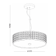 PENDANT D31,5CM 3ΧΕ14 ETNA DLA619B2