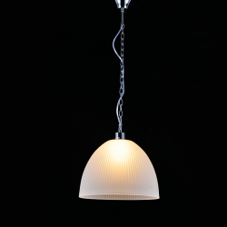 PENDANT 1XE37 WHITE STRIPED GLASS D38CM MANOLIA AD5001M PENDANT 1XE37 WHITE STRIPED GLASS D38CM MANOLIA AD5001M