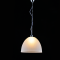 PENDANT 1XE37 WHITE STRIPED GLASS D38CM MANOLIA AD5001M