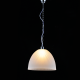 PENDANT 1XE37 WHITE STRIPED GLASS D38CM MANOLIA AD5001M