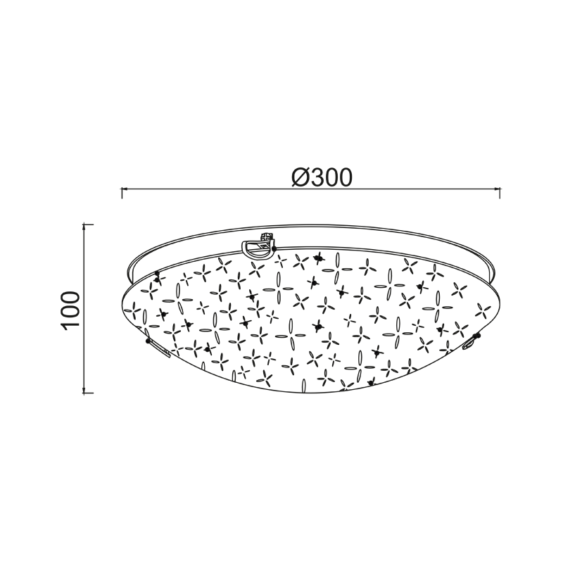 WALL MOUNTED/CEILING 2XE27 WHITE GLASS MOTIVE+METAL Φ30ΧΗ10CM SCILLA DL0830 WALL MOUNTED/CEILING 2XE27 WHITE GLASS MOTIVE+METAL Φ30ΧΗ10CM SCILLA DL0830