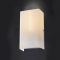 WALL MOUNTED 1XE27 WHITE GLASS MOTIVE+METAL 14Χ24Χ7,5CM SCILLA DL0830RC