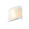 WALL MOUNTED 2XE27 WHITE GLASS MOTIVE+METAL 26Χ25Χ8,5CM SCILLA DL0831RC