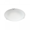 WALL MOUNTED/CEILING 3XE27 WHITE GLASS MOTIVE+METAL Φ40ΧΗ12CM SCILLA DL0840