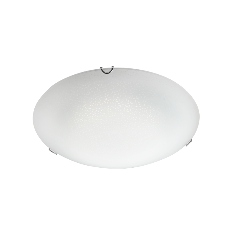 WALL MOUNTED/CEILING 3XE27 WHITE GLASS MOTIVE+METAL Φ40ΧΗ12CM SCILLA DL0840 WALL MOUNTED/CEILING 3XE27 WHITE GLASS MOTIVE+METAL Φ40ΧΗ12CM SCILLA DL0840