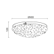 WALL MOUNTED/CEILING 3XE27 WHITE GLASS MOTIVE+METAL Φ40ΧΗ12CM SCILLA DL0840 WALL MOUNTED/CEILING 3XE27 WHITE GLASS MOTIVE+METAL Φ40ΧΗ12CM SCILLA DL0840