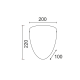 WALL LAMP 1XE27 11X21XH20cm TURTLE DL477C