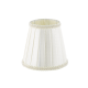 SHADE WHITE ORGANZA WITH PIPING AND BASE FOR E14 DL002SHE14 SHADE WHITE ORGANZA WITH PIPING AND BASE FOR E14 DL002SHE14