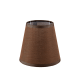 SHADE BROWN LINEN WITH BASE FOR E14 DL006SHE14