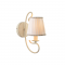 WALL LAMP 1XE14 PATINA- WHITE SHADE DIJON DL7611C