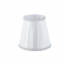 SHADE WHITE WITH ZIRCON PIPING AND BASE FOR E14 DL761SHE14