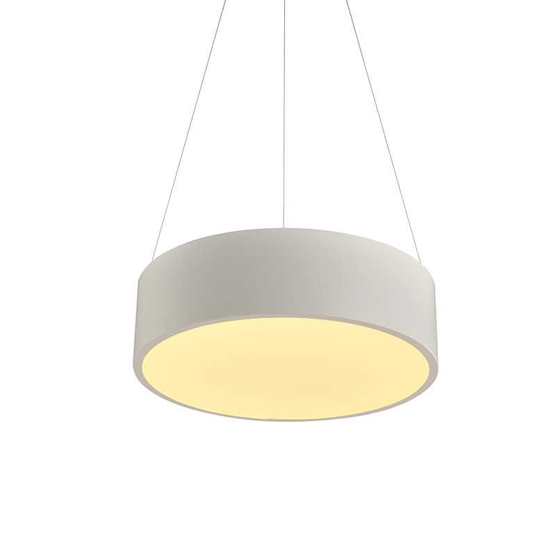 PENDANT LUMINAIRE LED 32W 2560LM 3000K WHITE METAL D35XH140CM OPTIMUS V29LEDP35WH